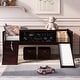 preview thumbnail 4 of 7, Espresso Pine Loft Bed with Climbing Frame, Rope, and Chalkboard - Twin Size with Slide