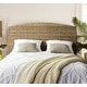 preview thumbnail 1 of 10, ALBIRA Kubu 79.5" Tropical Rattan Headboard by HULALA HOME Full
