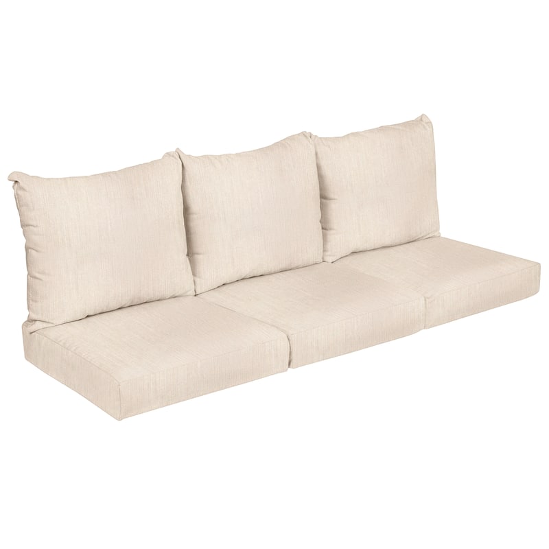 Sorra Home Sunbrella Outdoor Deep Seating Sofa Pillow and Cushion Set