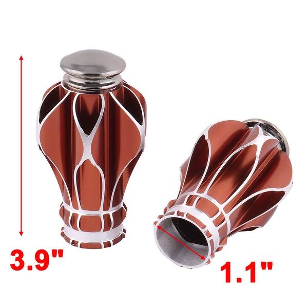 Shop Hotel Metal Curtain Window Drapery Rod Ends Cap Finial Brown