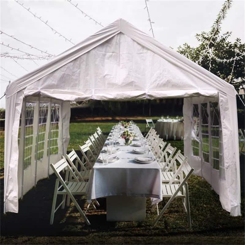 White Party Tent for Family Party Wedding