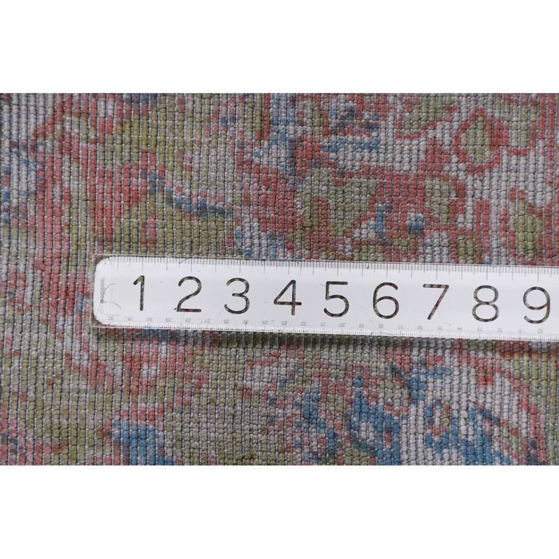 Contemporary Abstract Area Rug Handmade Oriental Wool Carpet - 6'0" X 7'9"