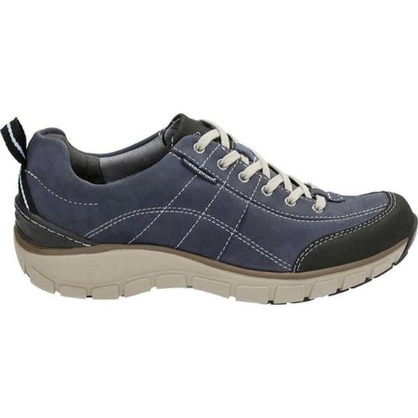 Wave.Trek Walking Shoe Navy Leather 