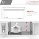 preview thumbnail 8 of 31, STYLISH 25 inch Stainless Steel 16G Workstation Undermount Kitchen Sink - 25" x 19" x 10"