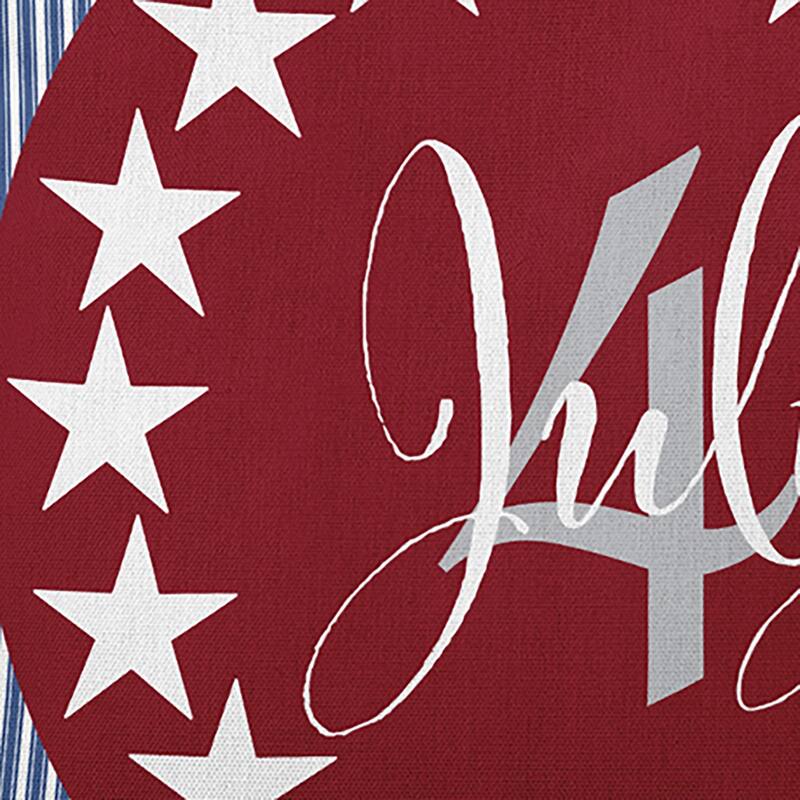 July Four Decorative Throw Pillow