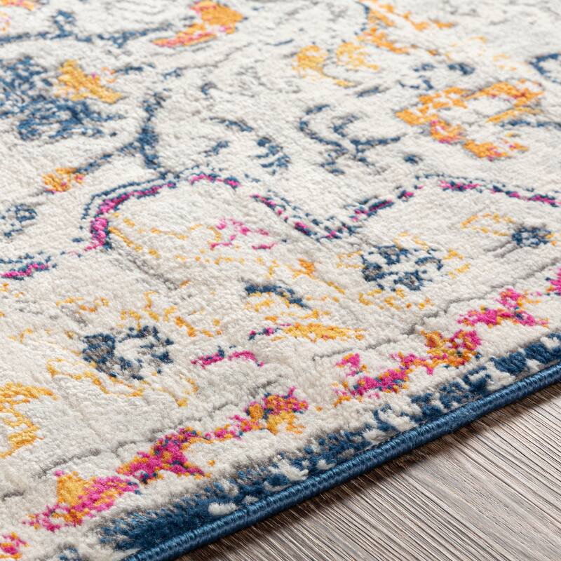 Livabliss Devonshire Distressed Boho Medallion Area Rug