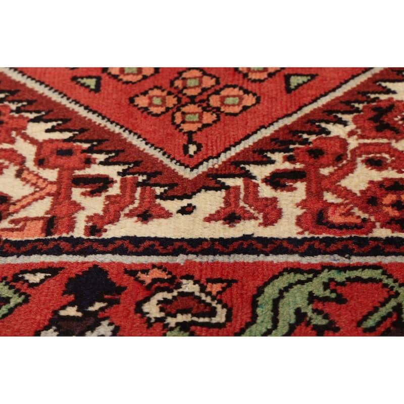 ECARPETGALLERY Hand-knotted Anadol Red Wool Rug - 3'3 x 4'11