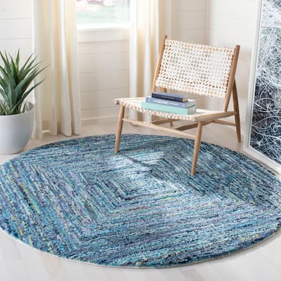 SAFAVIEH Handmade Nantucket Bell Contemporary Cotton Rug