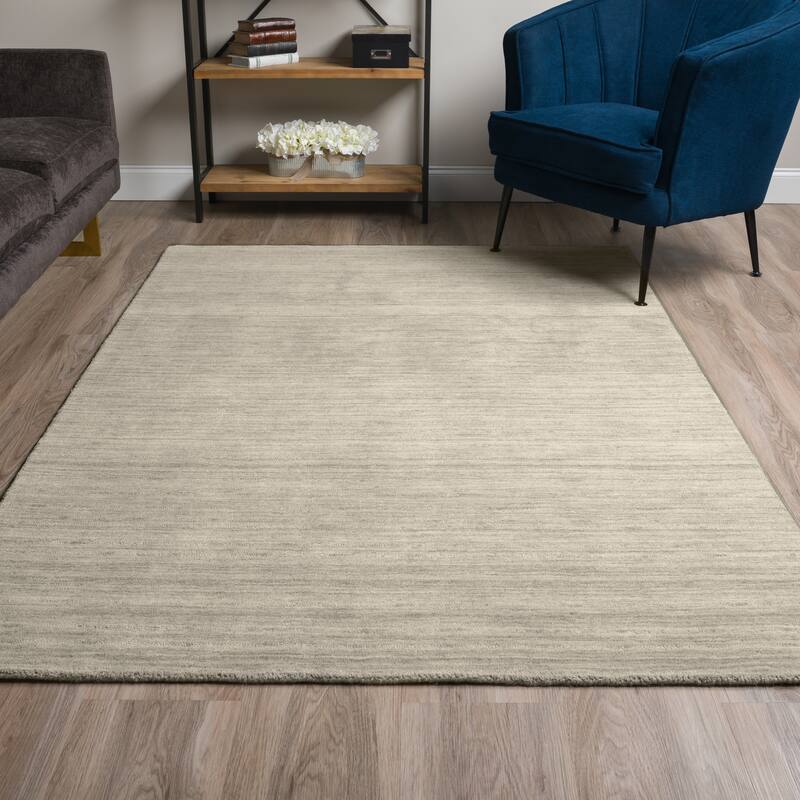 Addison Cooper Multi Shade Solid Wool Area Rug