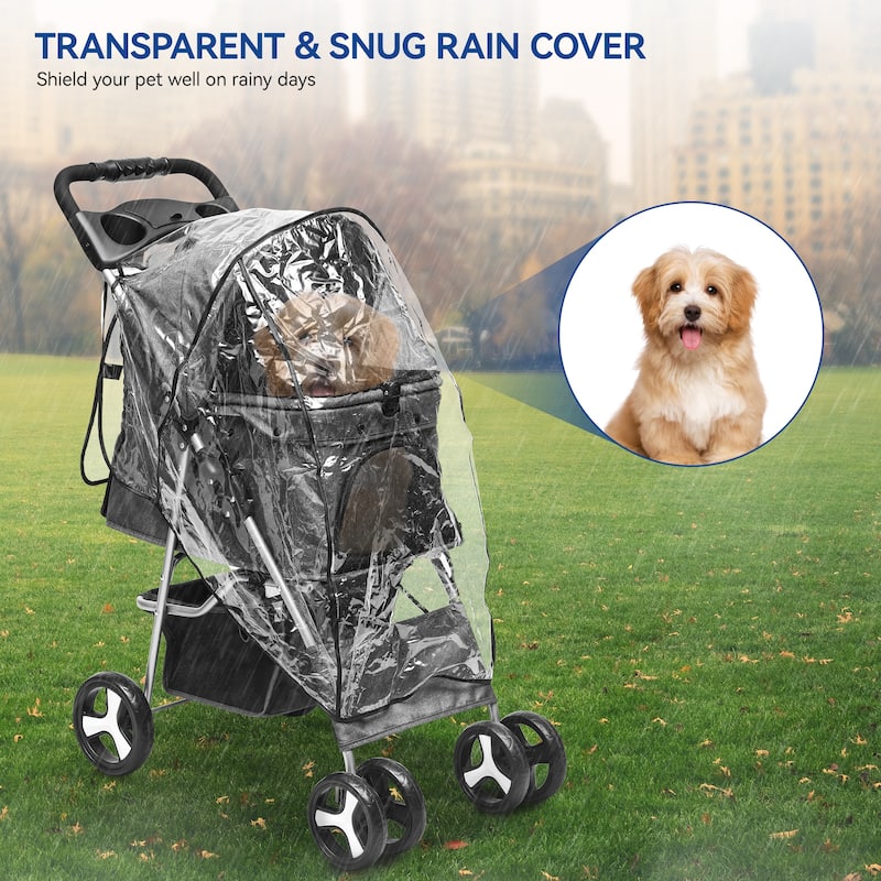 Moasis Pet Stroller with Latch Closure