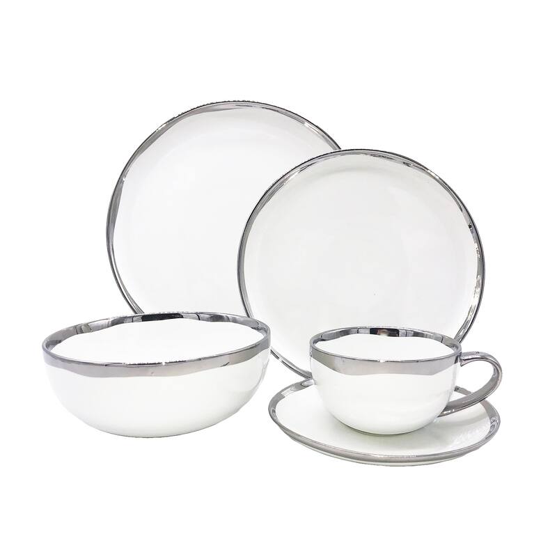 Canvas Home Dauville 5-Piece Place Setting - Silver