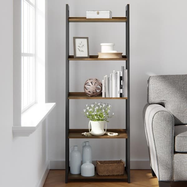Brookside Annabelle Five Tier Ladder Bookcase Overstock 33185121