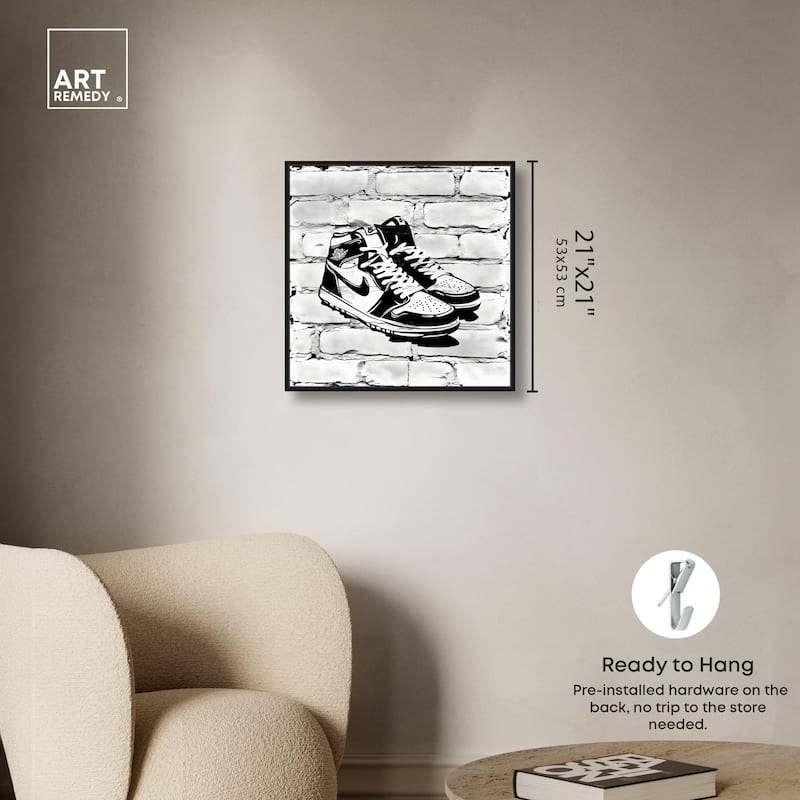 Brick City Jordans Canvas by Art Remedy