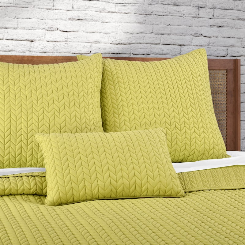 Cayman Quilted Boudoir Decorative Throw Pillow