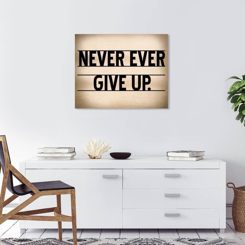 Wynwood Studio 'Don't Do It' Wall Art Canvas Print - Black, Brown