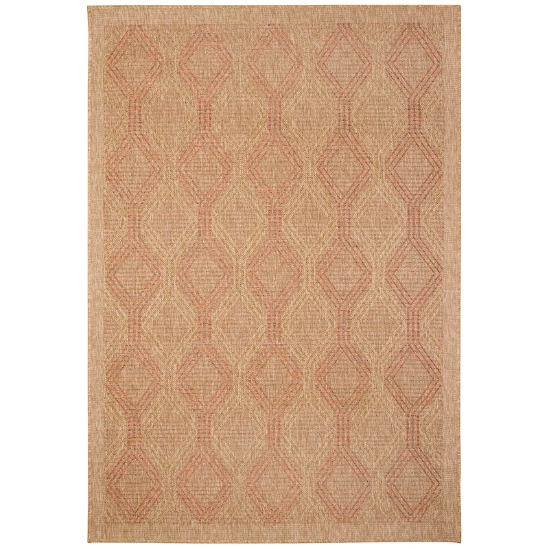 Liora Manne Sahara Links Indoor/Outdoor Rug - 3'3" x 4'11" - Terracotta