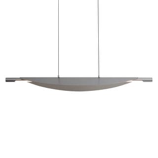 Yep by Golden Lighting Luma Integrated LED Island Light in Graphite - Silver