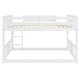 preview thumbnail 21 of 24, Wood Frame Bed Full Over Full Bunk Bed wLadder, Full-length Guardrail