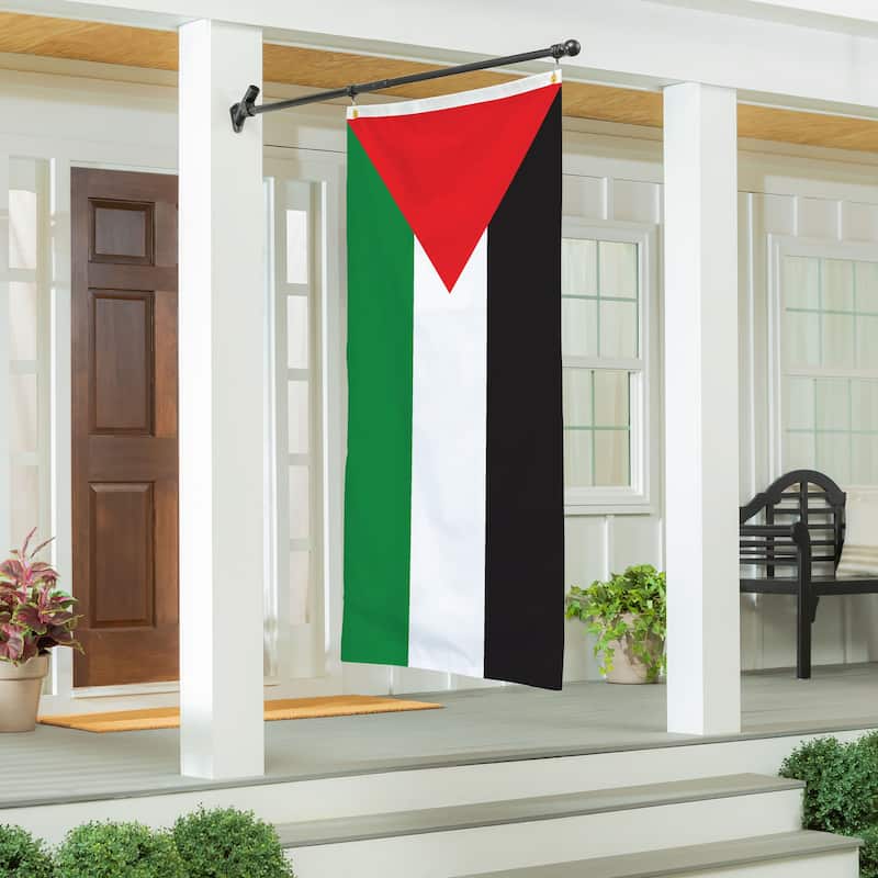 Palestine National Double Sided Flag w/ 2 Grommets, 3'x5' - Multi