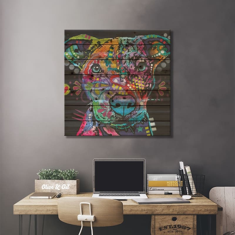 Light My Way Print On Wood by Dean Russo - Multi-Color