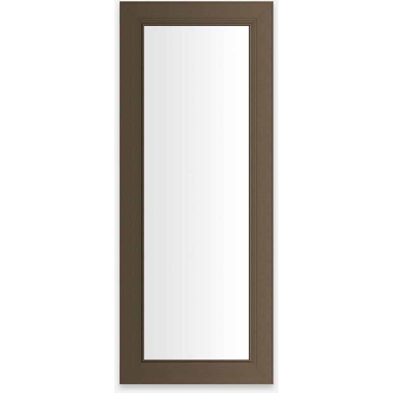 Robern D2C1640D4MESC Main Line 15-1/4" x 39-3/8" Framed Single Door - Brushed Bronze - Bronze Finish