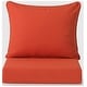 preview thumbnail 7 of 5, Birchwood All Weather HDPE Outdoor Patio Deep Seating Black Loveseat (2-Piece)