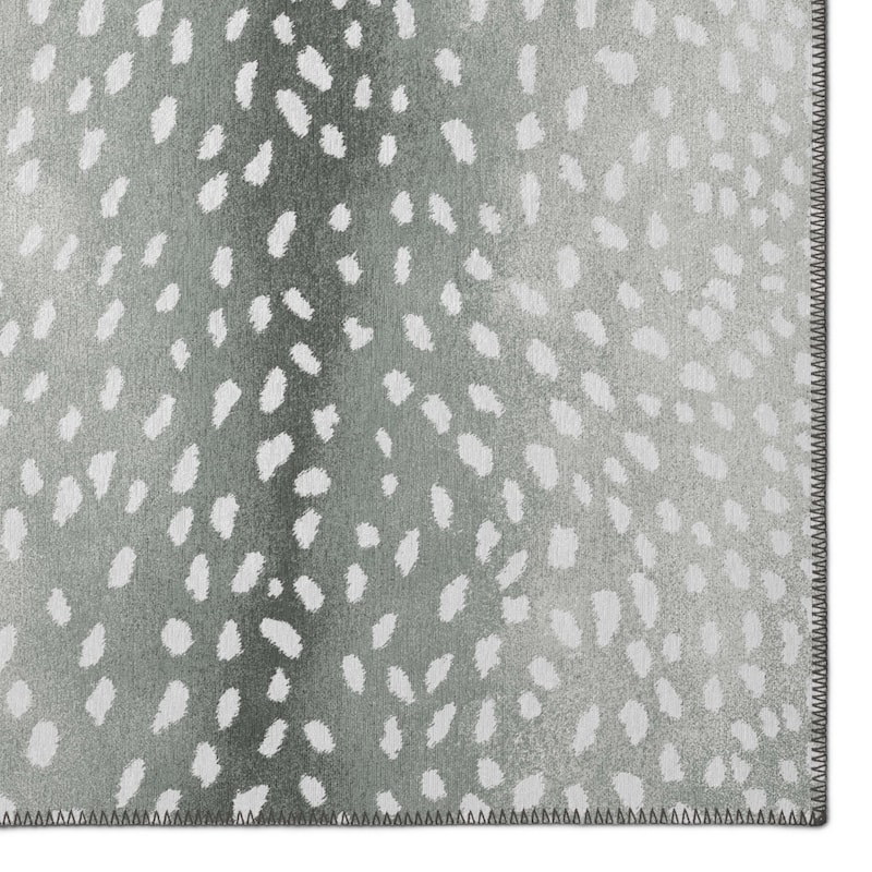Indoor/ Outdoor Addison Safari Gazelle Animal Print Washable Area Rug