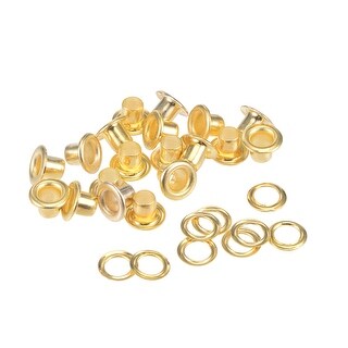 20Pcs 25MM/1'' Gun-Black Metal Thckened Grommet Eyelets Wth Washers
