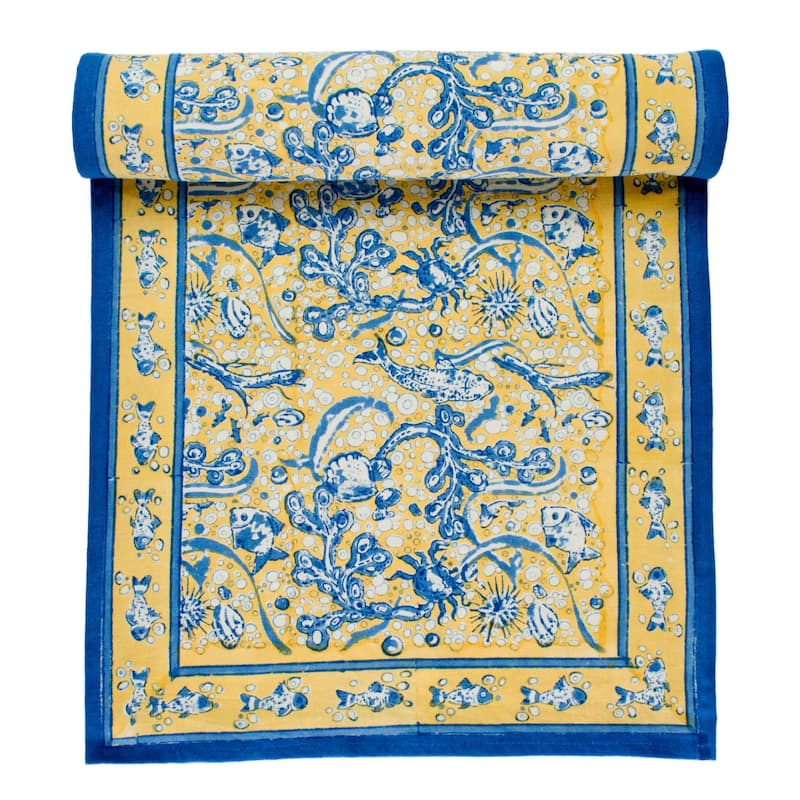 Couleur Nature La Mer Runner - Blue/Yellow - 16 x 72