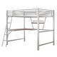 preview thumbnail 40 of 42, Metal Loft Bed with Desk and Shelf