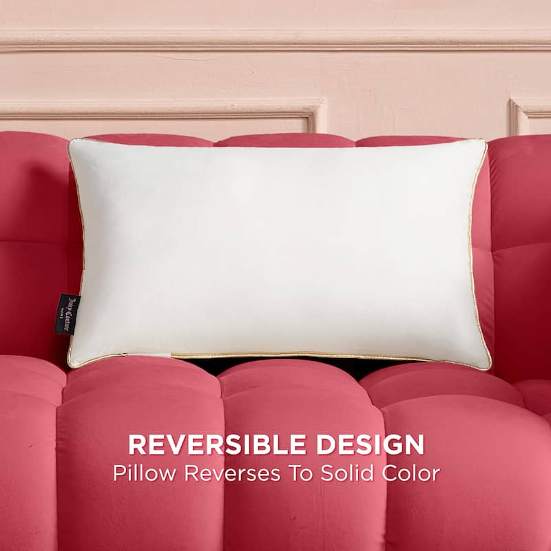 Juicy Couture Velvet Cheetah Pillow 14" x 24"