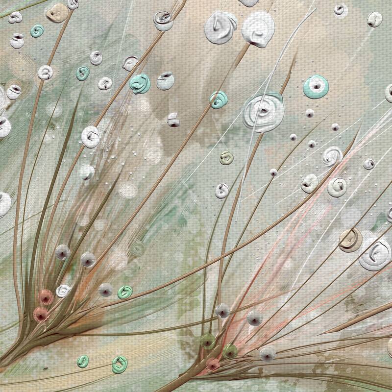Dewdrop Colors by Studio Arts Canvas Art Print