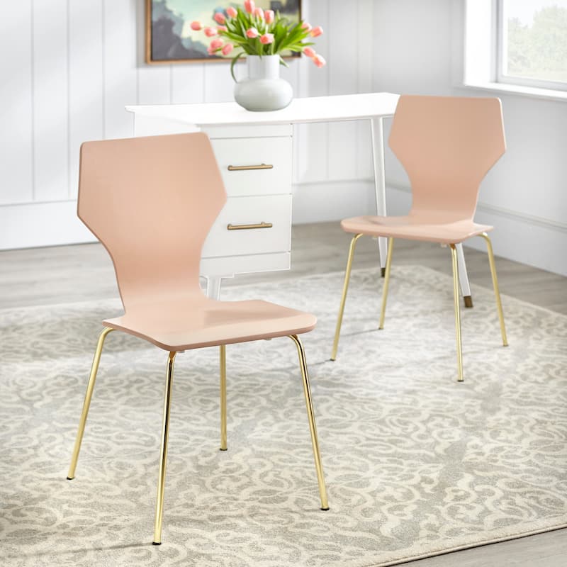 angelo:HOME Enna Bentwood Chair (Set of 2) - Pink