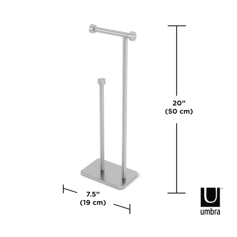 Umbra Cappa Toilet Paper Holder & Reserve