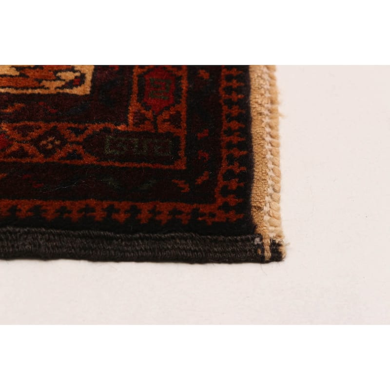 Teimani Burnt Orange Rug 3'11" x 6'10" - 3'11 x 6'10