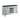 Rectangular Marble Top Server in Antique White