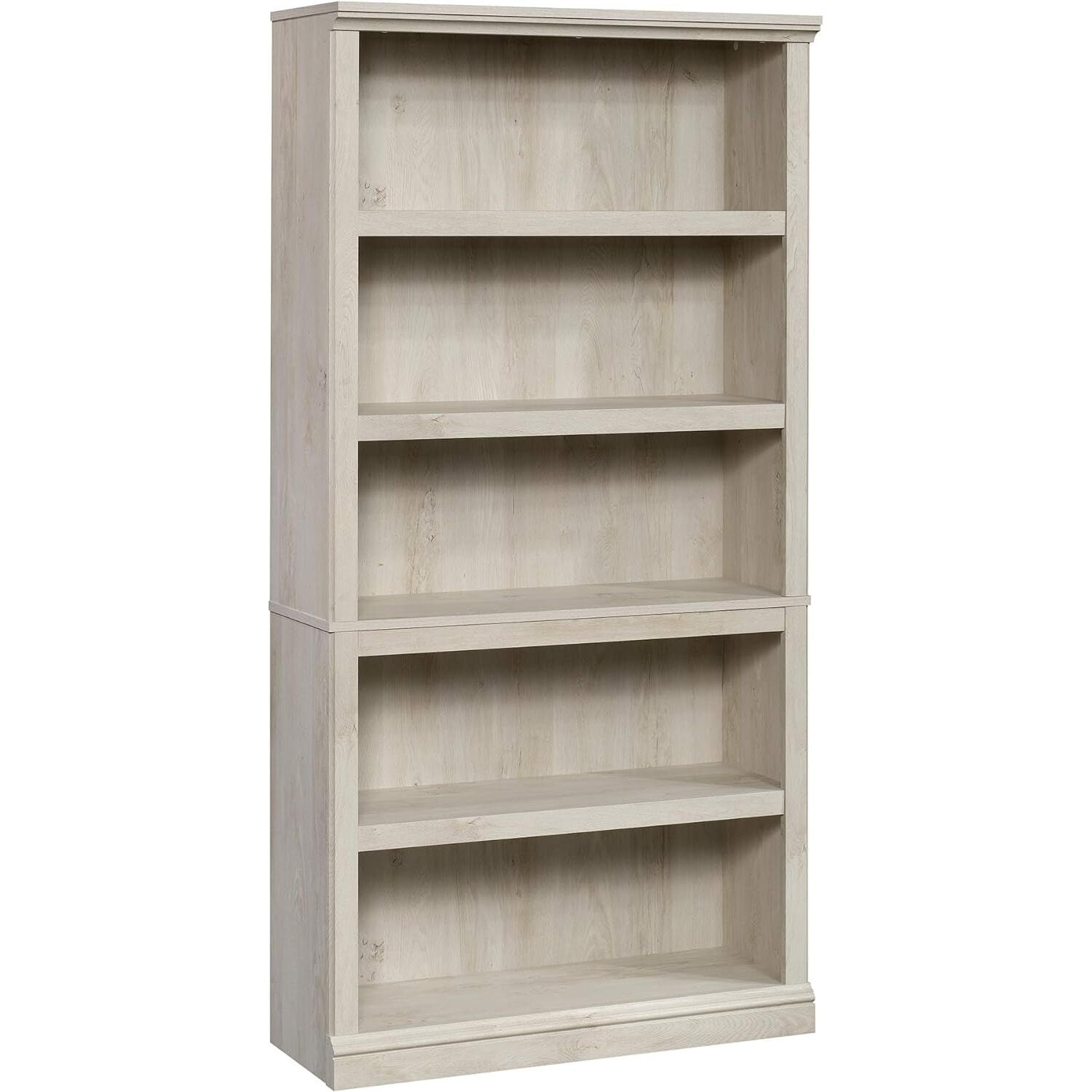 5-Shelf Tall Bookcase with Adjustable and Fixed Shelves for Books, Storage, and Home Décor Display - 31.5