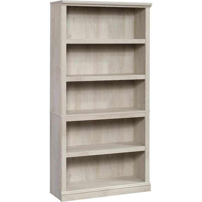 5-Shelf Tall Bookcase with Adjustable and Fixed Shelves for Books, Storage, and Home Décor Display - 31.5