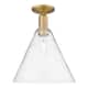 Option Brushed Brass / Clear