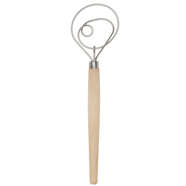 Mrs Anderson's Danish Dough Stainless Steel Wire Mixing Whisk - Brown. Opens flyout.