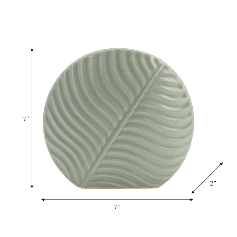 Sagebrook Home Ceramic Artisanal Vase, Home Decor Focal Point