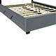 preview thumbnail 51 of 50, Button-Tufted Wingback Bed Velvet Frame Storage Platform Bed with 2 Drawers, Trundle Bed and Smart LED Light Bed Frame