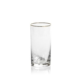 Cappelletti Hammered Highball Glasses, Set of 4