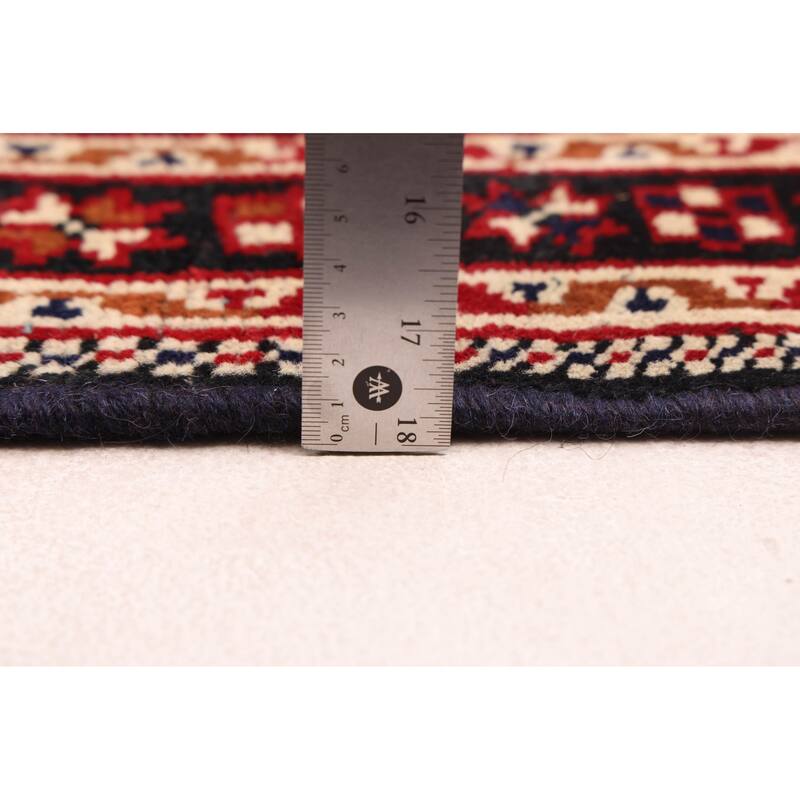 ECARPETGALLERY Hand-knotted Konya Anatolian Red Wool Rug - 2'2 x 9'4