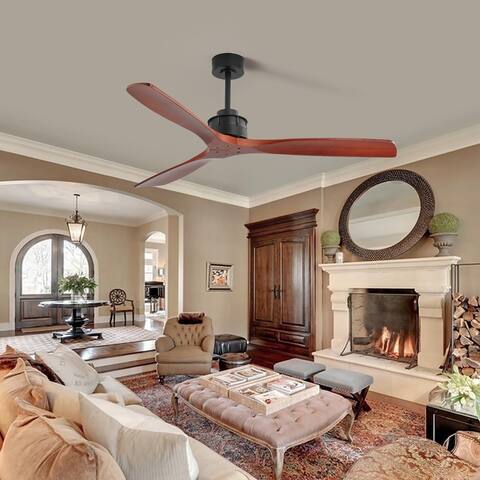 60 Inches Elegant Ceiling Fan with Remote Control
