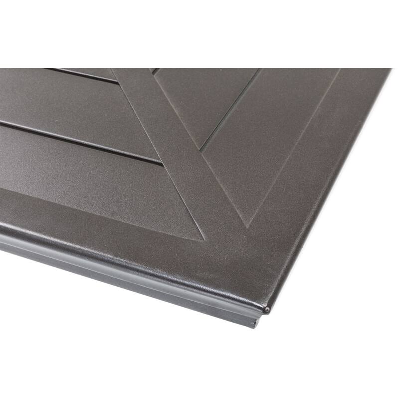 Hanover Montclair 7-Piece Dining Set in Navy Blue with 6 Swivel Rockers - N/A