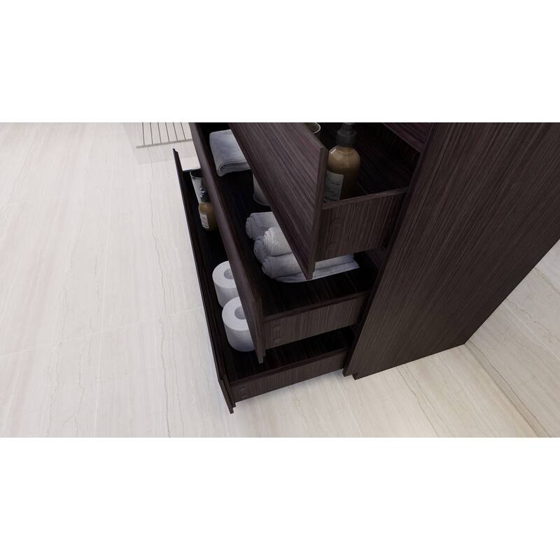 Aron 48'' Freestanding Vanity with Reinforced Acrylic Sink
