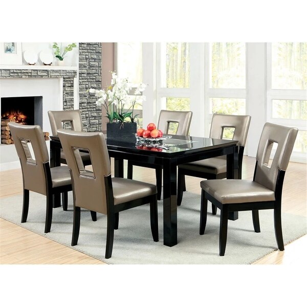 Mirror dining hotsell table set