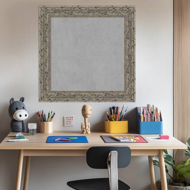 Amanti Art Attic Aged Black Framed