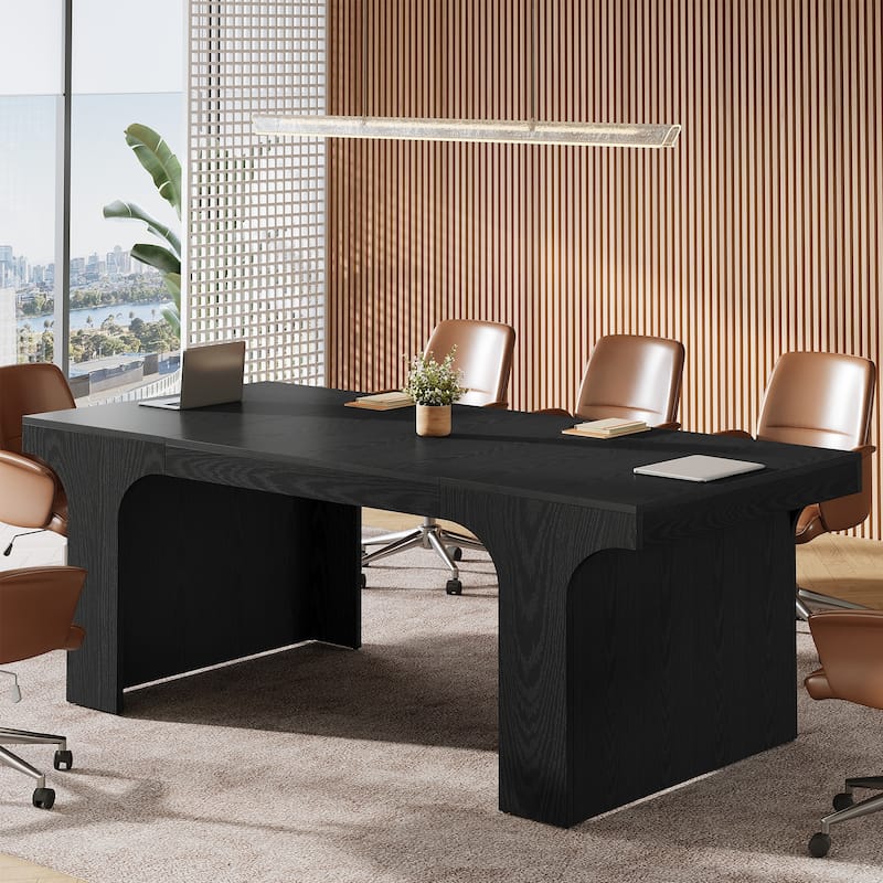 Large Executive Conference Table, Office Meeting Table, Boardroom Computer Writing Desk Workstation Accent Table